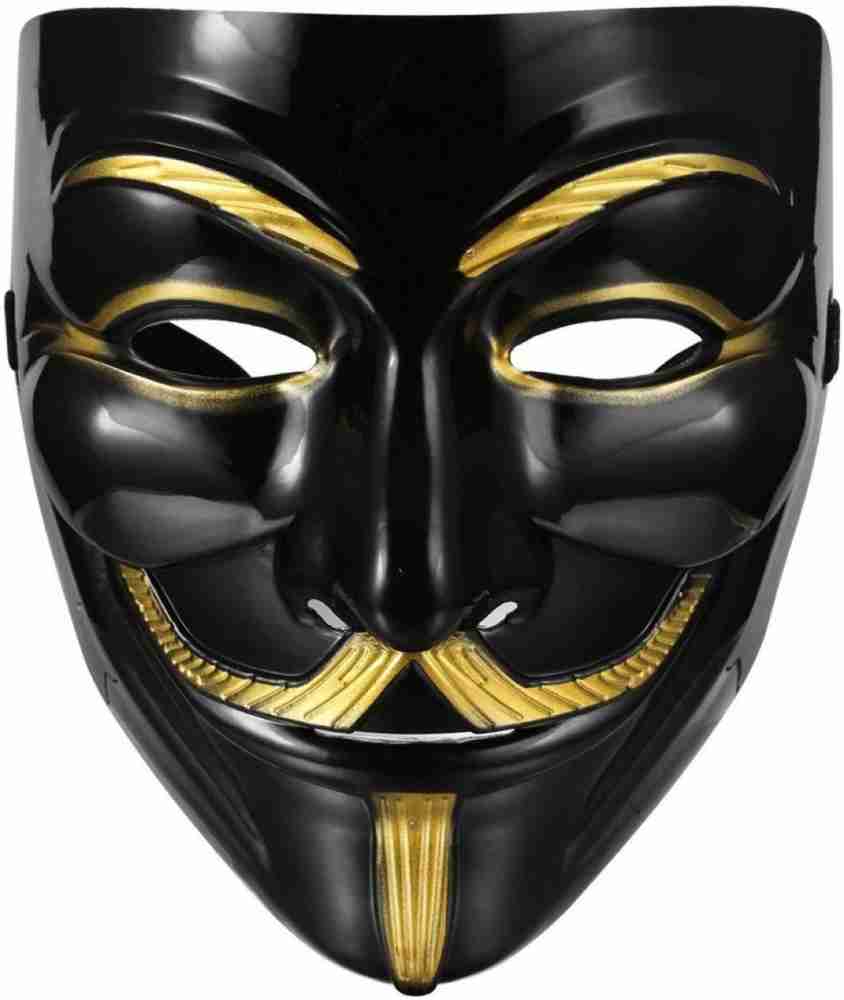 AMACO V for Black mask and( joker) anonymous white face mask ...