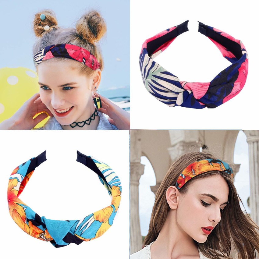 8 knot band Fashion Headbands For Women Bow Knotted Vintage Wide Cut Black  Top Cross Head Bands For Girls Hair Accessories Christmas Gifts for Women   Amazonin Jewellery