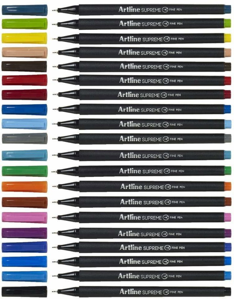 Artline Drawing Pen Fine Tip Nib Sketch Pens - Drawing Pen