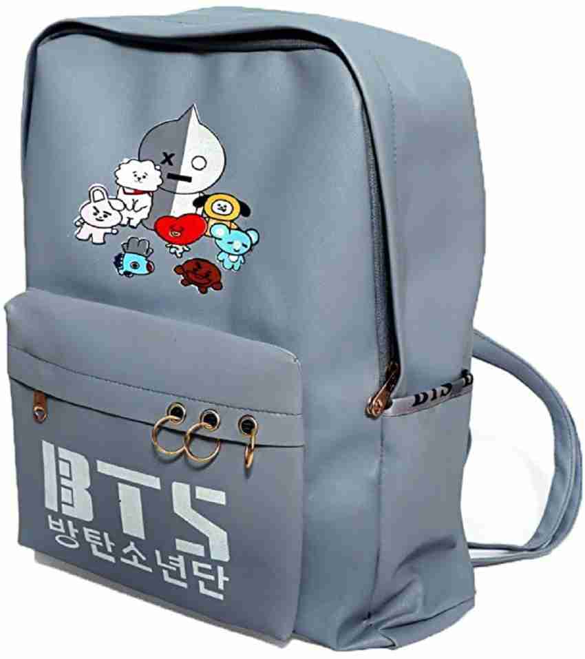 BTS Theme Fan Art Laptop Bag Casual School Backpack
