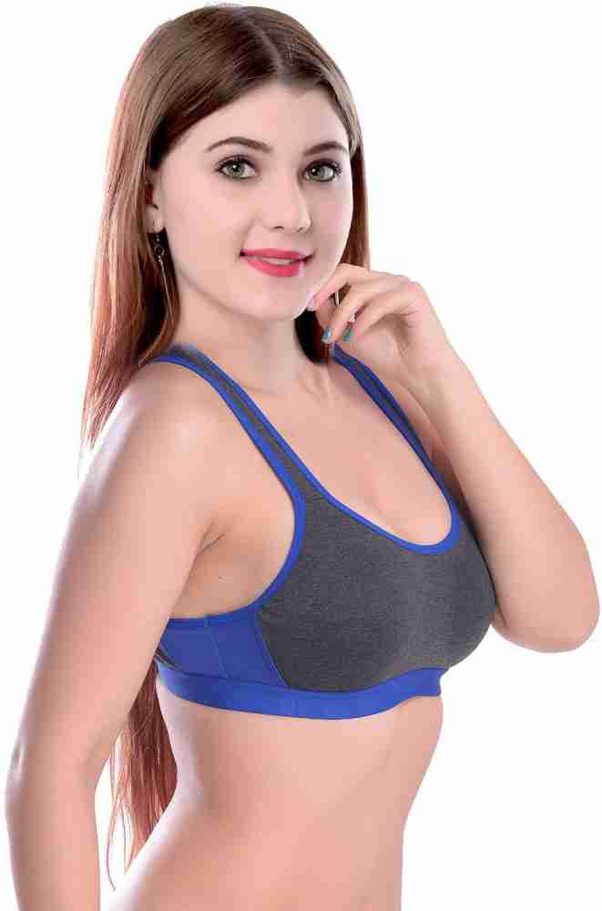 Buy online Women's Tan Cotton Blend Sports Bra from lingerie for Women by  Amour Secret for ₹549 at 63% off