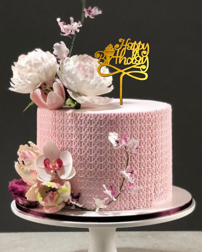creatick Studio Happy Birthday Cake Topper to Celebrate a Special ...