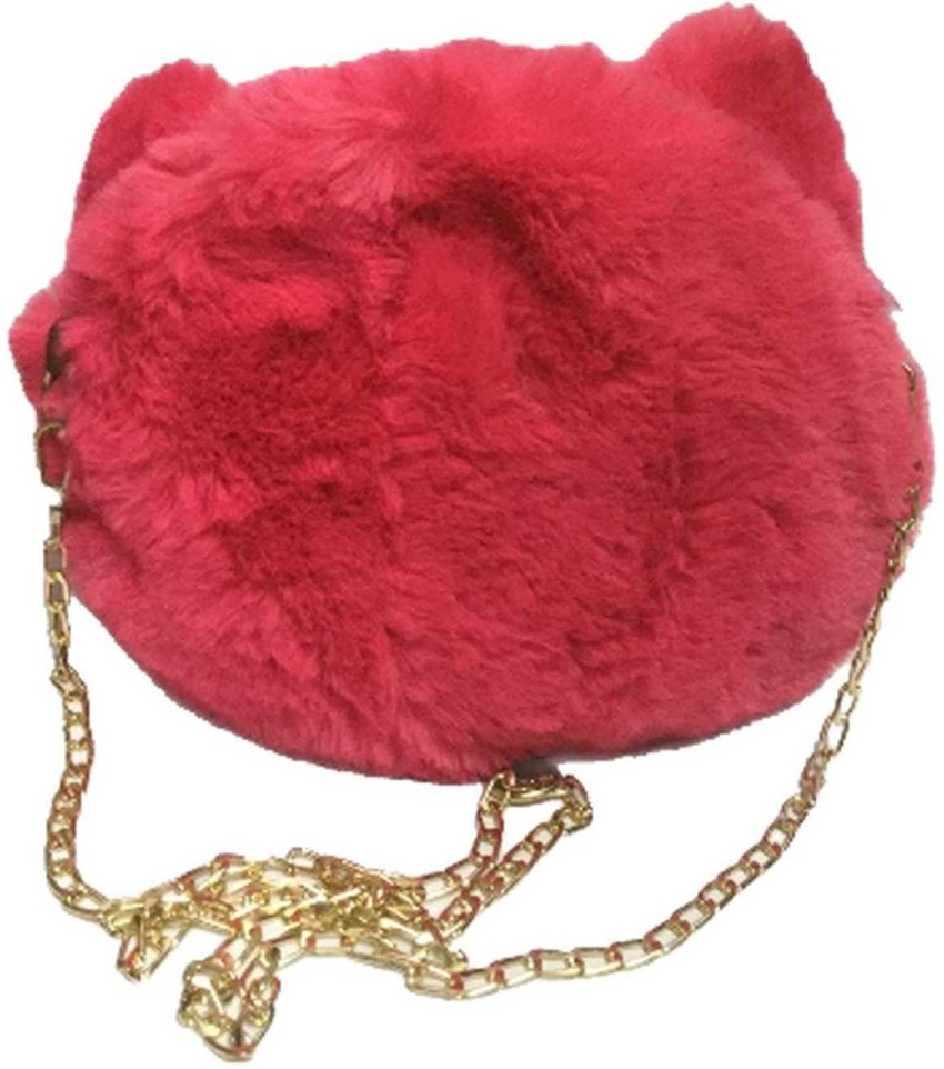 Glimpse Pink Sling Bag TEDDY BEAR SLING BAG NUDISH SHADE - Price in India