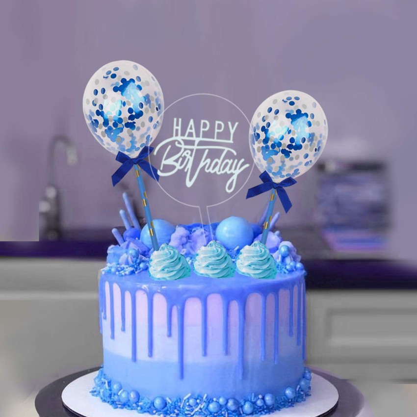 Baby Blue Drip Cake - Sugar Whipped Cakes Website