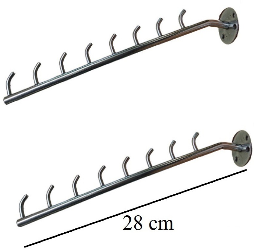 Q1 Beads 6 pin Wall drope Hanger hook rail for Cloth