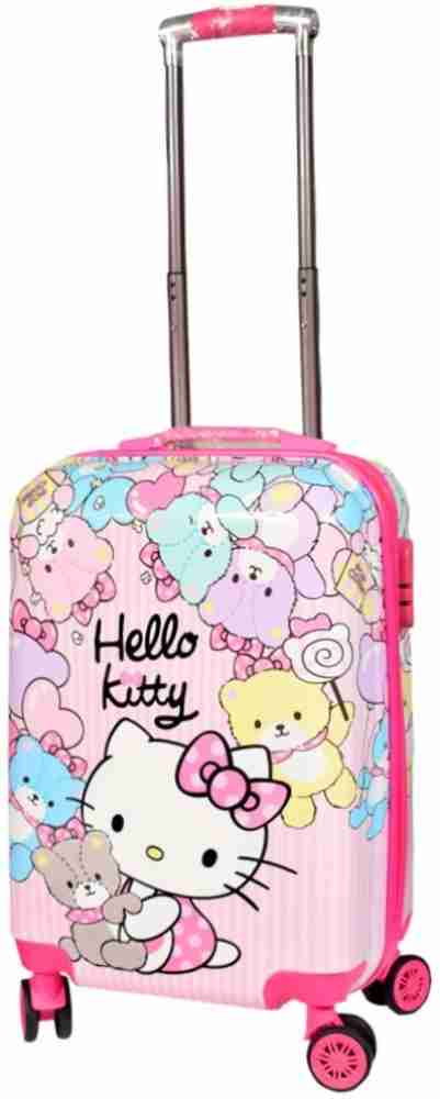 D Paradise Princess suitcase( trolley bag) for kids and girls Cabin Suitcase  - 21 inch Pink - Price in India