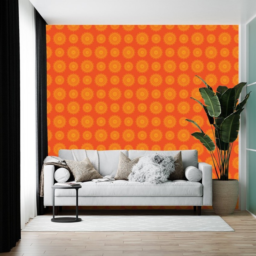 Amazoncom Wallpaper  Orange  Wallpaper  Wallpaper  Wallpapering  Supplies Tools  Home Improvement