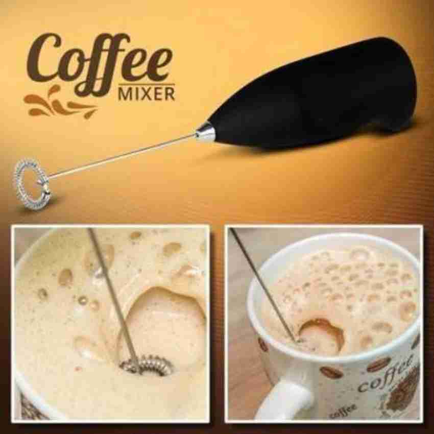 Daily-buy 4pcs Electric Mini Kitchen Stirrer Milk Frother Coffee Egg Milk  Shake Mixer Stainless Steel Battery Operated Coffee