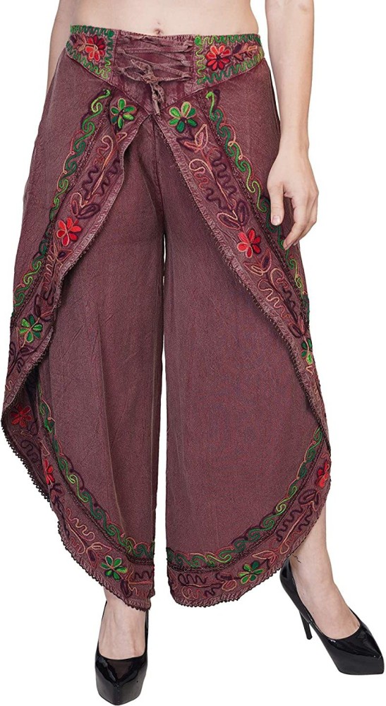 Buy Fabindia Cotton Embroidered Women Trouser for Women Online  Tata CLiQ  Luxury
