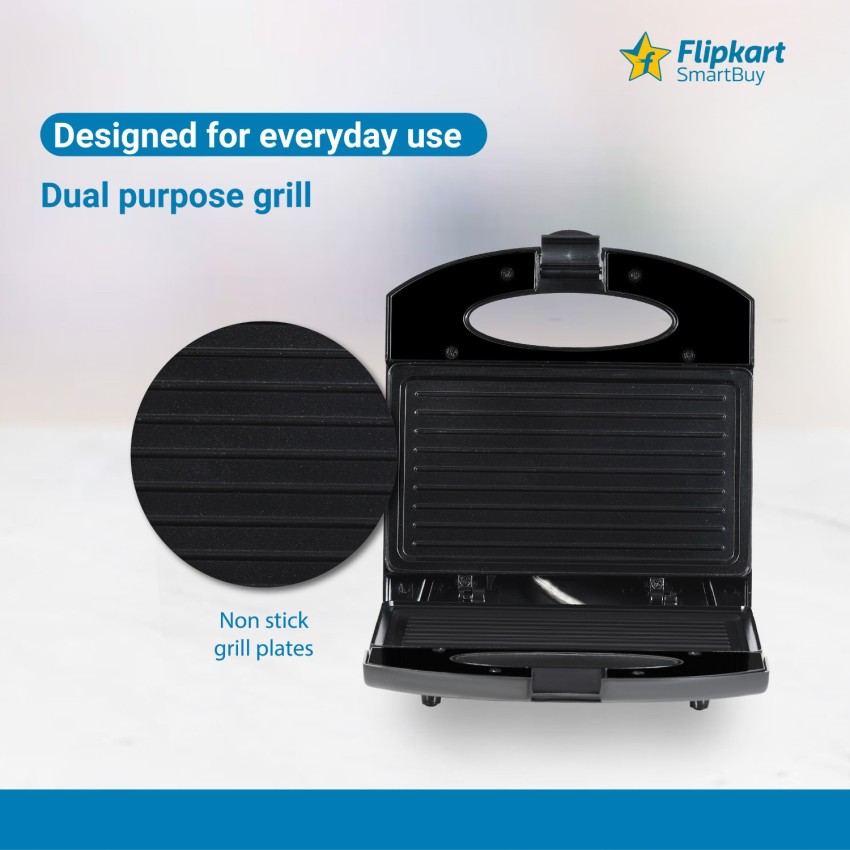 Flipkart SmartBuy Panini Grill Sandwich Maker Price in India - Buy Flipkart  SmartBuy Panini Grill Sandwich Maker Online at