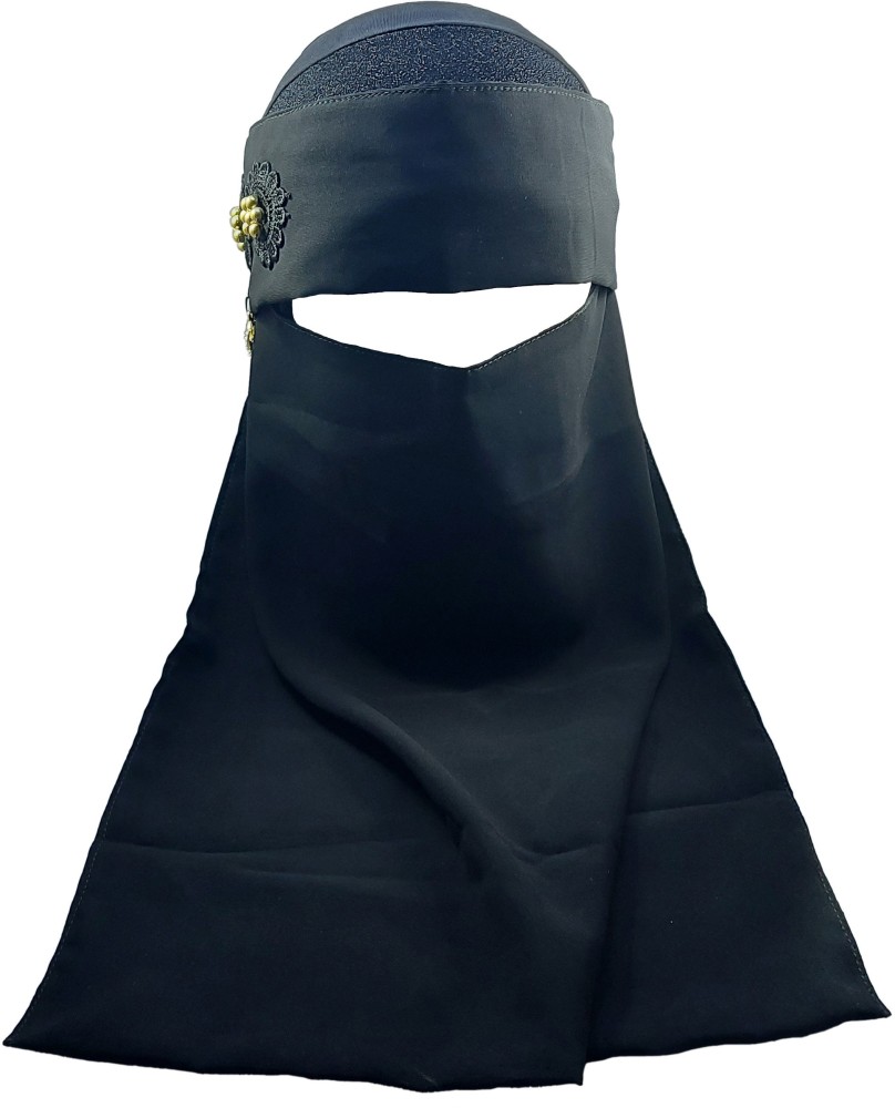 Shoppears Fancy Multi Locket Designer Nosepiece Pardi andi Hijab ...