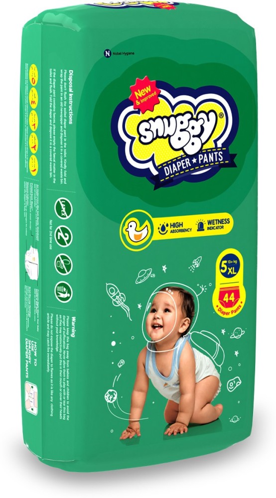 Pant Type SNUGGY Baby Diaper Pants XL Pack of 28