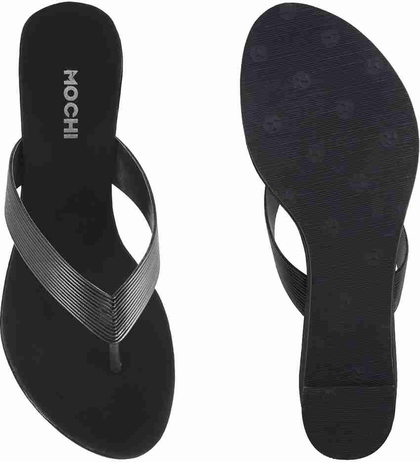 koovs black flip flops