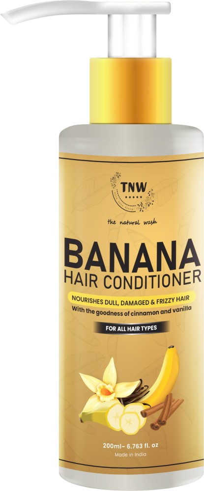 TNW The Natural Wash Banana Hair Conditioner Buy pump bottle of 200 ml  Conditioner at best price in India  1mg
