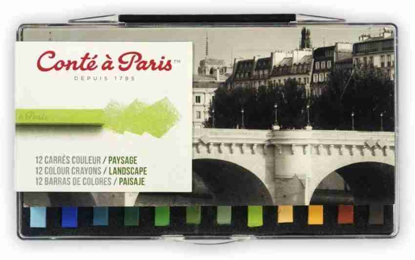 Conte Carres Crayons Landscape Set Of 12 Colours - £19.10 - Pegasus Art