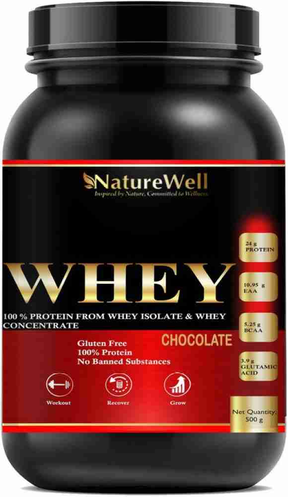 Naturewell Protein Plus Body Building Gym Supplement Whey Protein