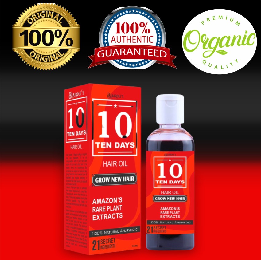 Hairole Ten 10 Days Hair Oil For Men  Women Hair Oil  Price in India  Buy Hairole Ten 10 Days Hair Oil For Men  Women Hair Oil Online In India