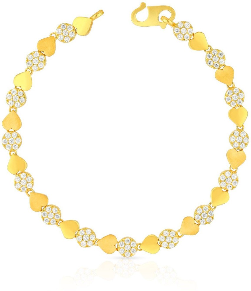 Malabar Gold and Diamonds 22k (916) Yellow Gold Bracelet for Women :  : Fashion
