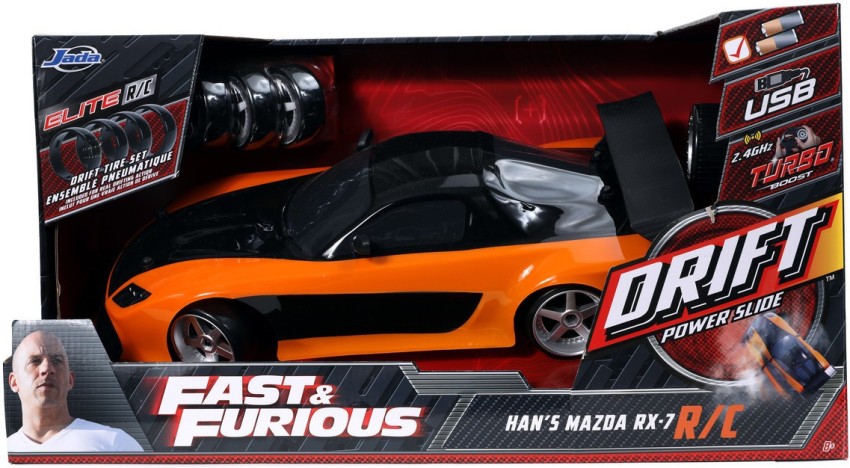 Jada Toys (1:10) Nissan RX-7 Fast & Furious Drift Battery-Powered