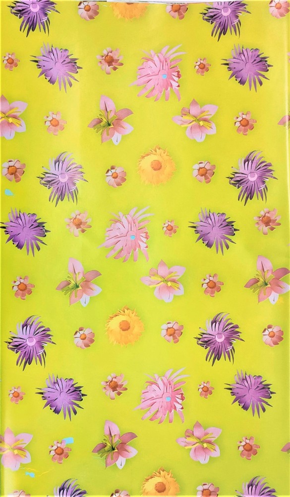 Floral Print Gift Wrapping Paper Sheet, GSM: 80 - 120, Packaging Size: 25  Sheets In One Packet