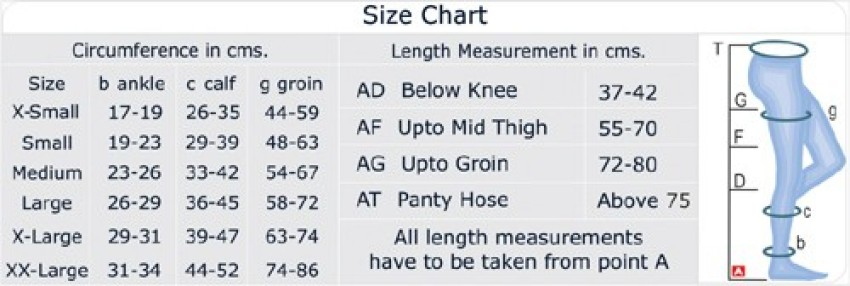 Comprezon Varicose Vein Stockings-Class 2- Below Knee Support