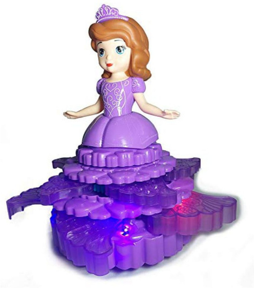 DINAARKAN Gorgeous Rotating Dancing Little Electric Princess Doll ...