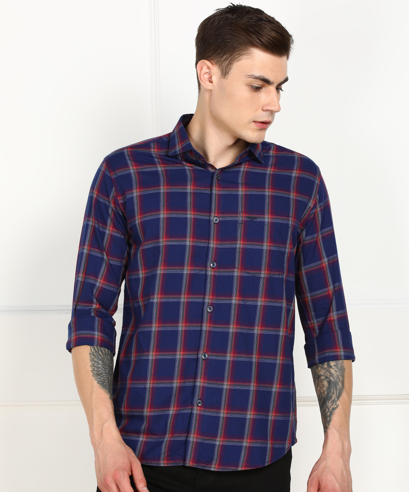 Men Checkered Casual Multicolor Shirt 
