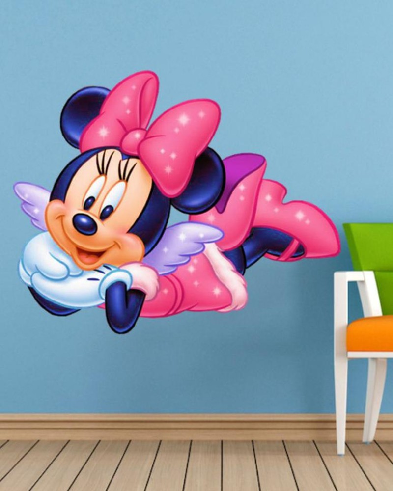 Approach home Decor 60 cm mickey mouse cartoon wall sticker 3d ...