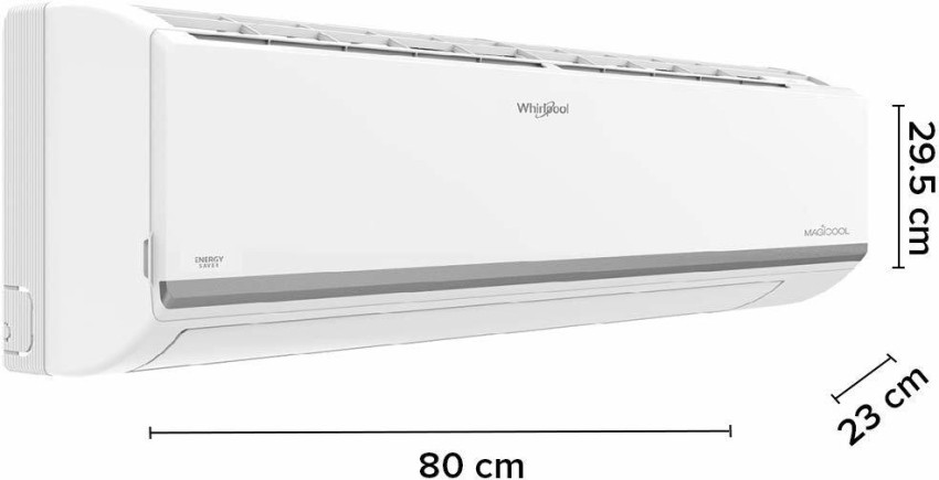 whirlpool 1 ton 3 star inverter split ac magicool white