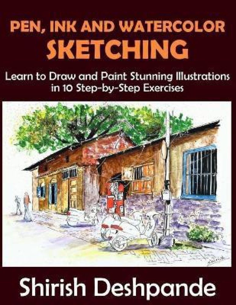 Lets Explore Pen Ink and Watercolor  Simple Tips and Examples To Get You  Started  Artsydee  Drawing Painting Craft  Creativity