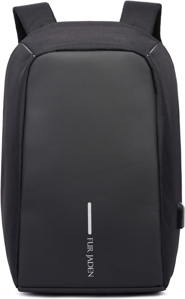 FUR JADEN Anti Theft Number Lock Backpack Bag with 156 Inch Laptop  Compartment USB Charging Port