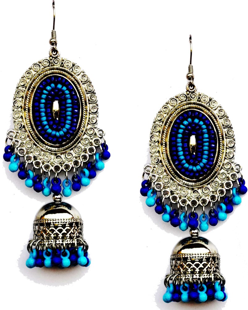 Buy Latest Collection Pure Gold Plated Gold Pattern Function Wear Earrings  Online