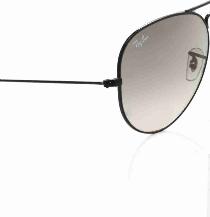 Matel Black Rayban Aviator Sunglasses, Size: Standard