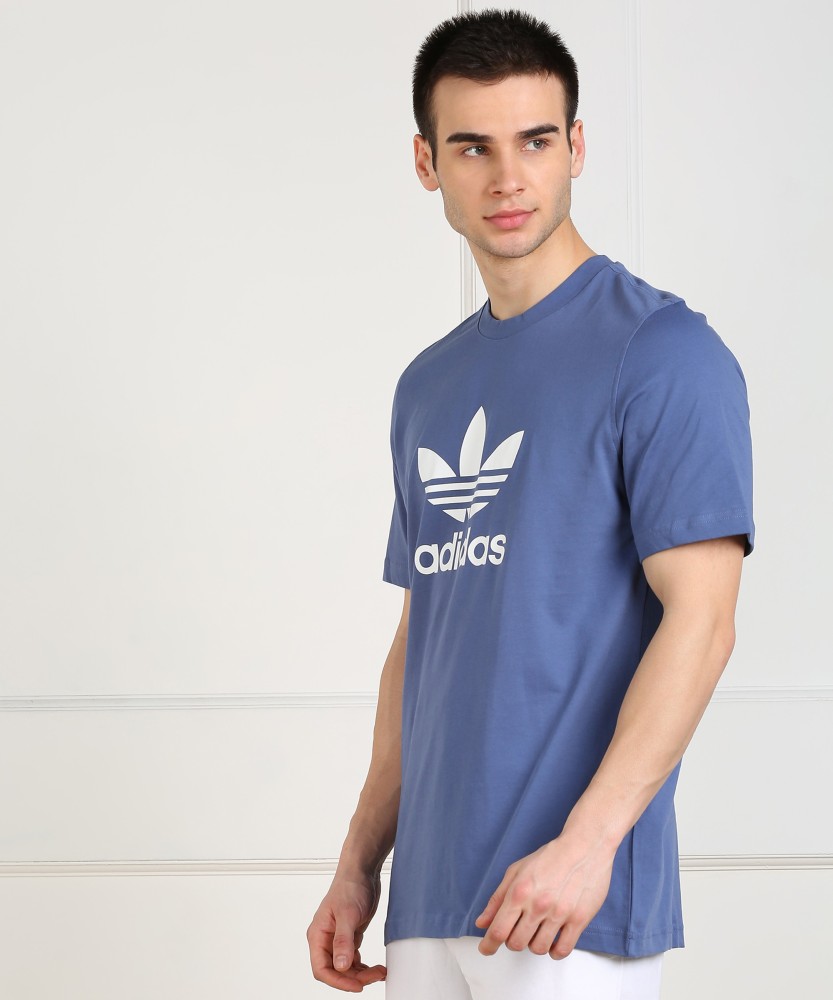 ADIDAS ORIGINALS Printed Men Round Neck Blue T-Shirt - Buy ADIDAS ORIGINALS  Printed Men Round Neck Blue T-Shirt Online at Best Prices in India |  