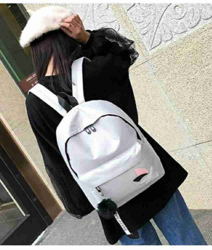 Favcarry Backpack for girls/college bag for girls/tuition bag/casual  backpack for women/office bag/travel bag 25 L Backpack Black - Price in  India