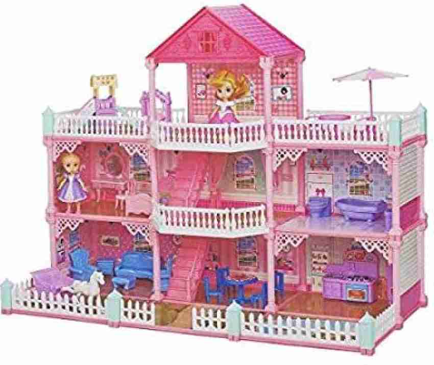 Large house for dolls, girl birthday gift, DIY wooden doll house