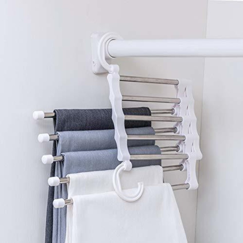 Source Metal wardrobe Clothes pants hangers and racks hanging Pull out  sliding basket Trousers Closet Organizer on malibabacom
