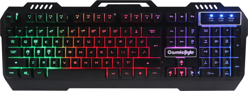 RPM Euro Games Gaming Keyboard Small, 87 Backlit Keys, Suspension Keycaps