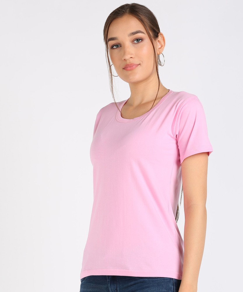 Plain pink t shirt, Women's t shirt online