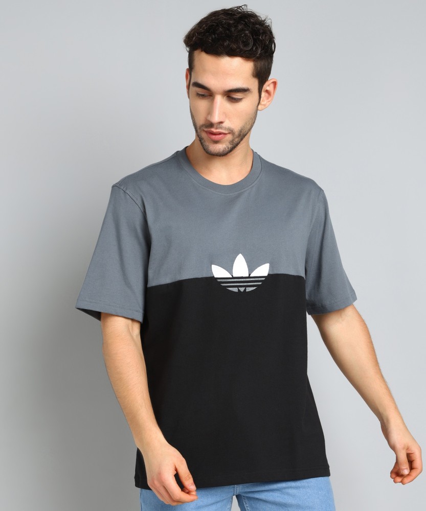 ADIDAS ORIGINALS Color Block Men Round Neck Black T-Shirt - Buy ADIDAS Color Block Men Round Neck Black T-Shirt Online at Best Prices in India | Shopsy.in
