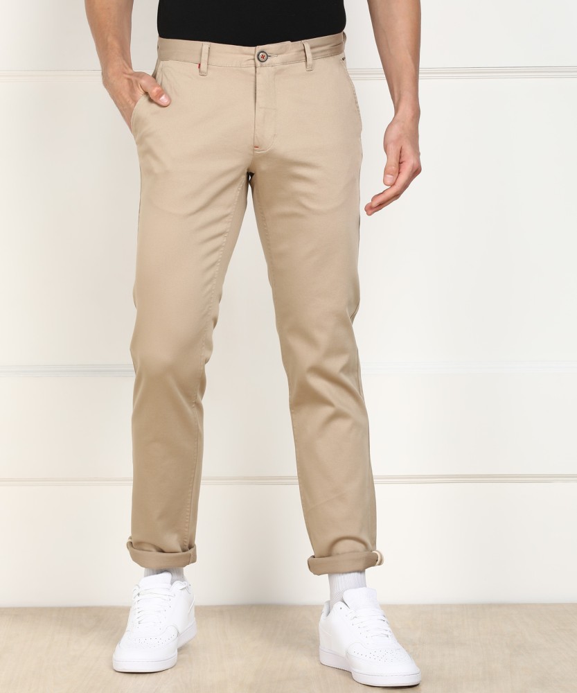 Buy Men Grey Regular Fit Striped Formal Trousers online  Looksgudin