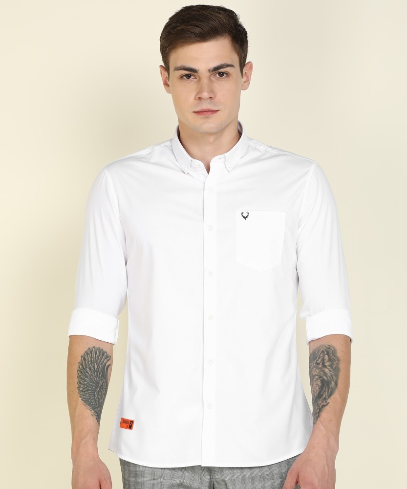 Allen Solly Casual Shirts : Buy Allen Solly Solid White Shirt