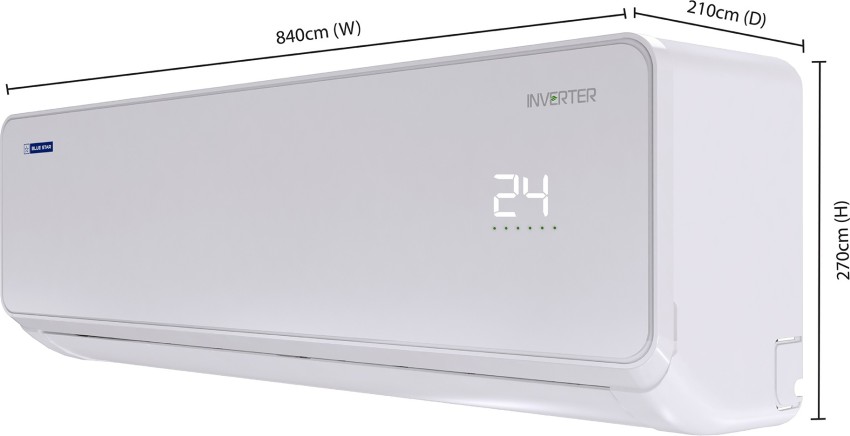 blue star inverter 1 ton ac