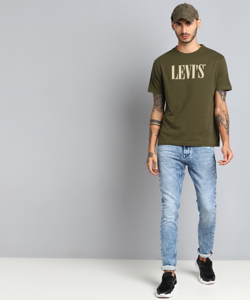 levi's khaki t shirt