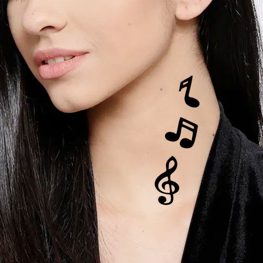 Tatuaje Notas musicales  Tatuajes para Mujeres