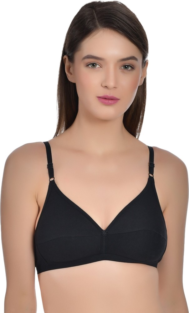 women's cotton non-padded non-wired low-coverage regular-bra