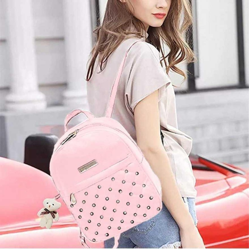 Flipkartcom  BestLook Stylish Fashionable  Simple Bag For LadiesGirlsWomen  SchoolCollegeTraveling Bag Casual Backpack 10 L  10 inch BABY  PINK Backpack  Backpack