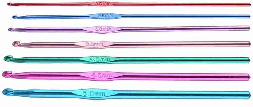 Vardhman Aluminum Multicolor Crochet Hooks 5.50 to 8 mm, pack of 5  knitting, MADE IN INDIA pins Hand Sewing Needle Price in India - Buy  Vardhman Aluminum Multicolor Crochet Hooks 5.50 to 8 mm, pack of 5  knitting, MADE IN INDIA pins Hand Sewing
