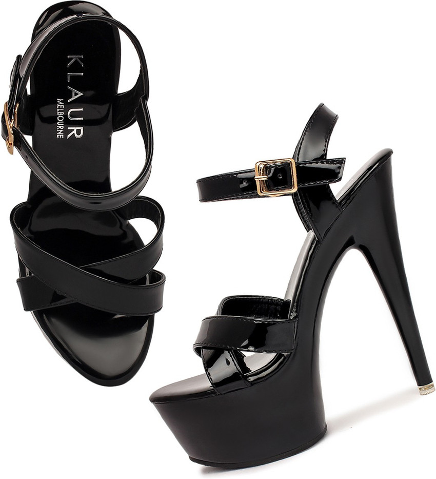Buy Klaur Melbourne Women Black Heels 
