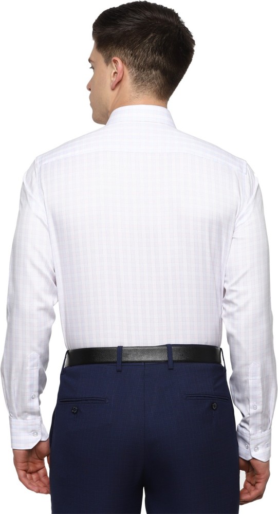 Louis Philippe- Permapress Slim Fit Formal Check Shirt